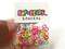 10mm Multi-color Vintage Plastic Ring Beads Pop Beads Spacers - Spacer Ring Beads bA2